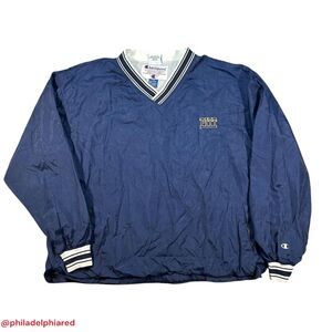 Champion Men's Navy and Blue Jacket